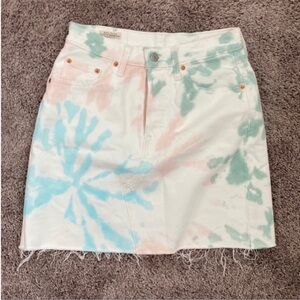 Levi Stratuss & Co High Waist Mini Skirt Size 27